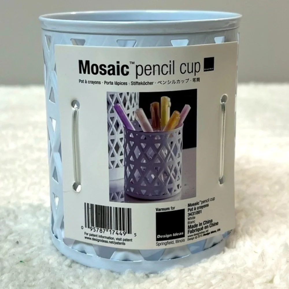 Design Ideas Mosaic Pencil Pen Storage Cup